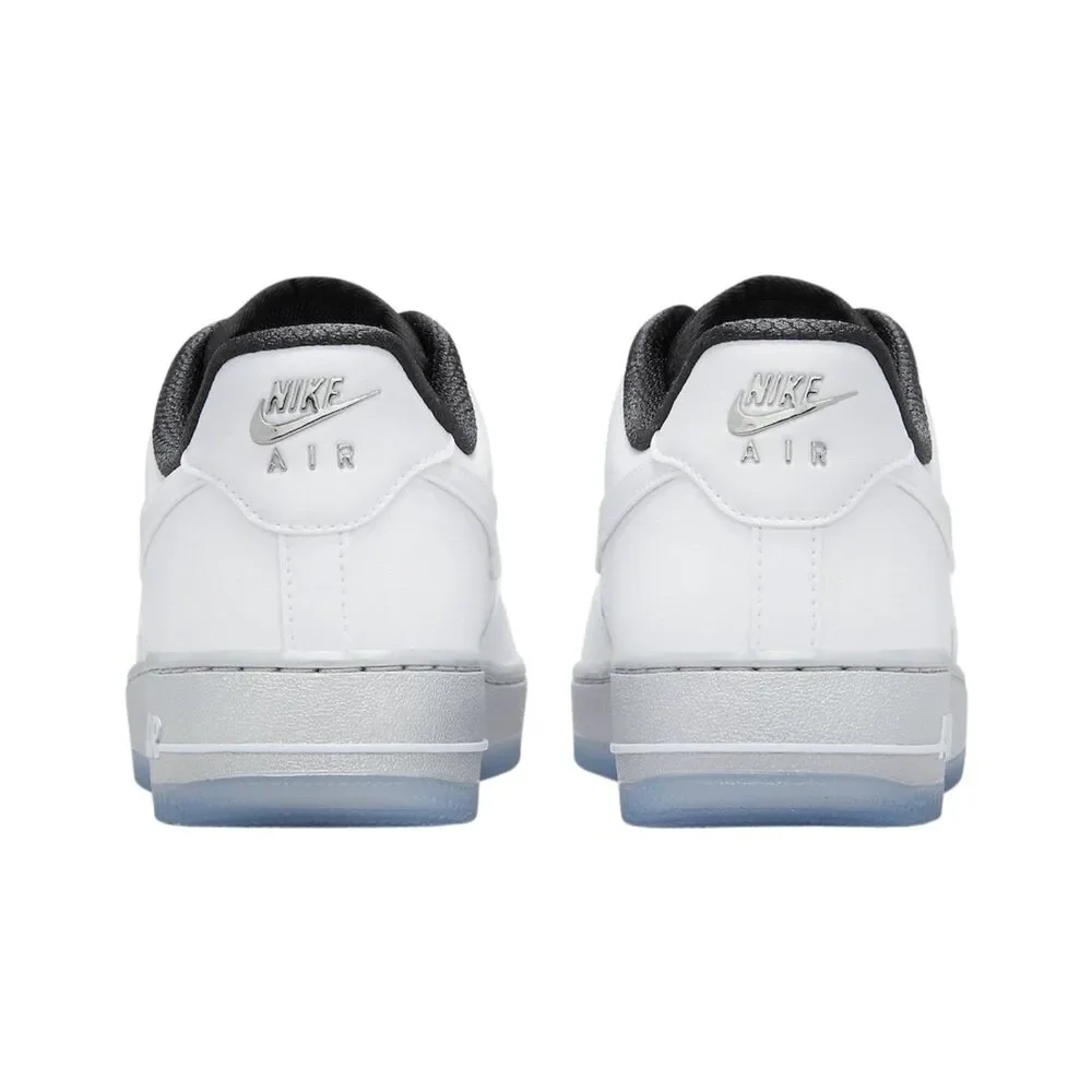 Nike Air Force 1 ’07 SE ‘White Metallic Silver’ DX6764-100 - Size 6 Women - Picture 6 of 10